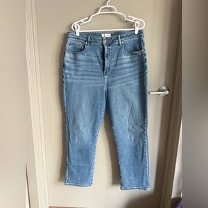 LOFT High-Rise “The Curvy Slim” Ankle Jeans - size 32